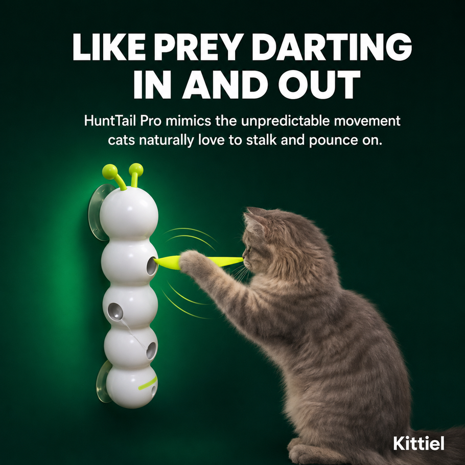 Cat approaching HuntTail Pro