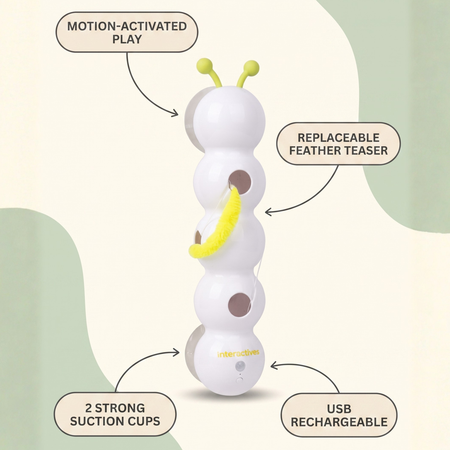 WallPrey™ Interactive Hunting Toy for Cats