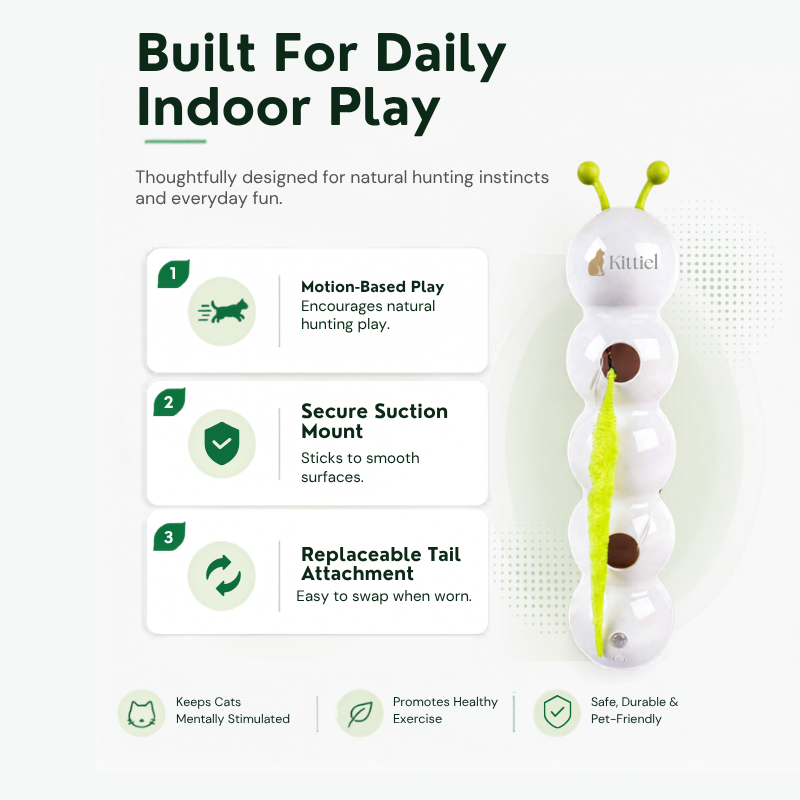 HuntTail Pro — Motion-Activated Cat Enrichment Toy